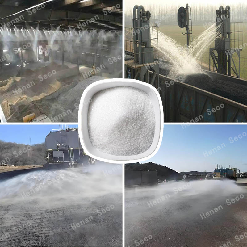 Polyacrylamide Anionig: Pam mae APAM wedi dod yn y grym blaenllaw ym maes atal llwch?